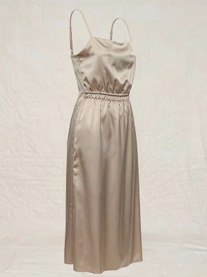 Avaline Silk Slip Dress — , Liorvenne