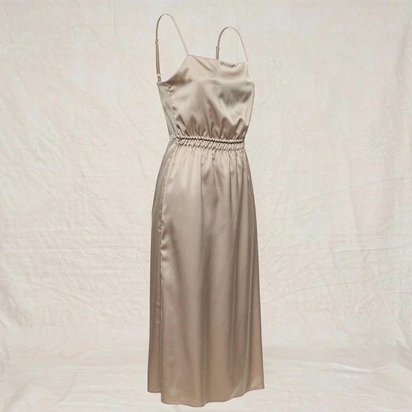 Avaline Silk Slip Dress — , Liorvenne