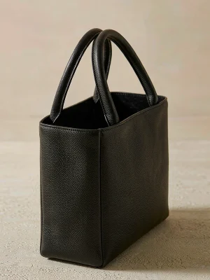 Lior Structured Leather Tote — , Liorvenne