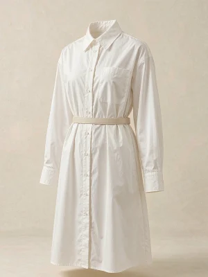 Margaux Poplin Shirt Dress Margaux Poplin Shirt Dress — , Liorvenne
